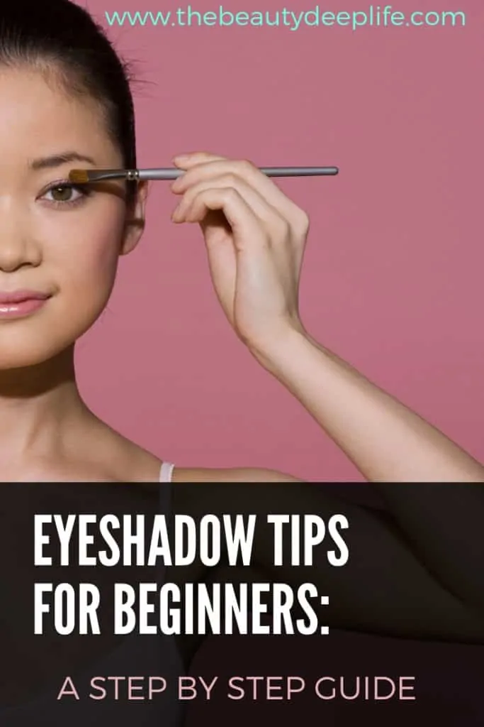 woman applying eyeshadow for tips for beginners