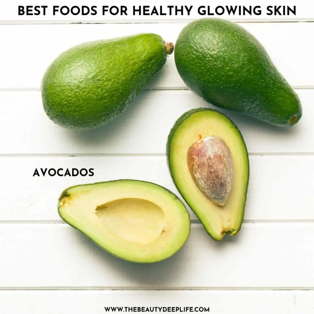 Avocados for healthy glowing skin