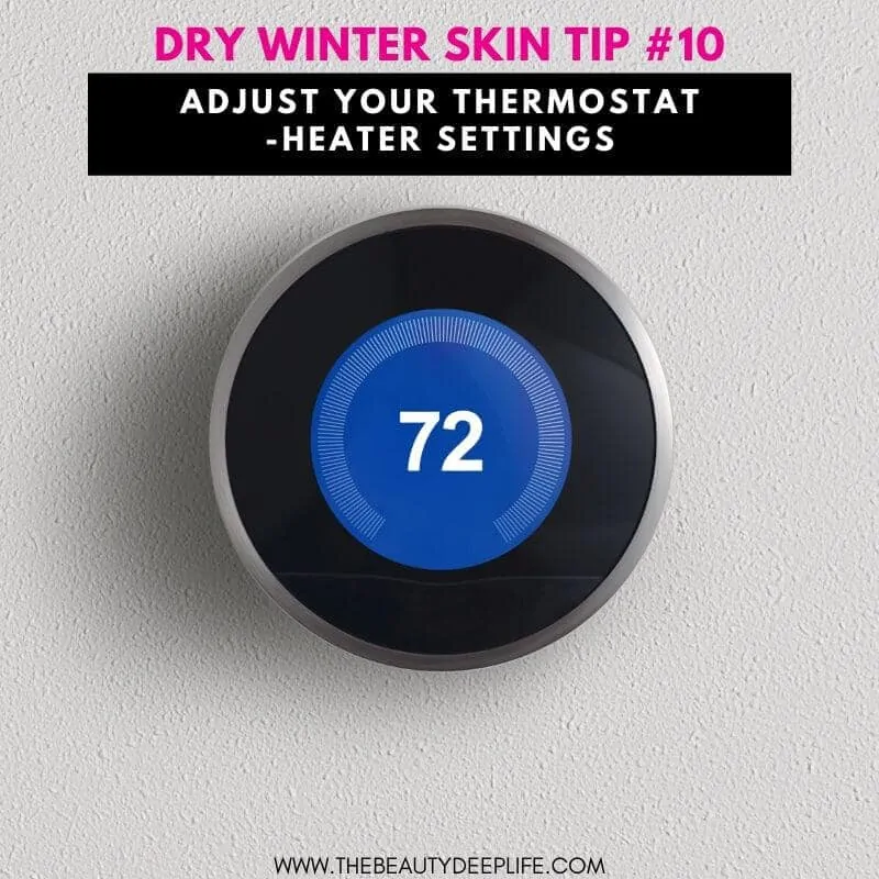 Thermostats with text overlay - Tip 10 Adjust Your Thermostat - Heater Settings