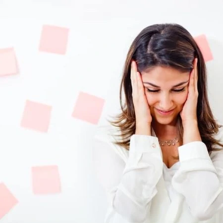 woman who is stressed out and needs self-care