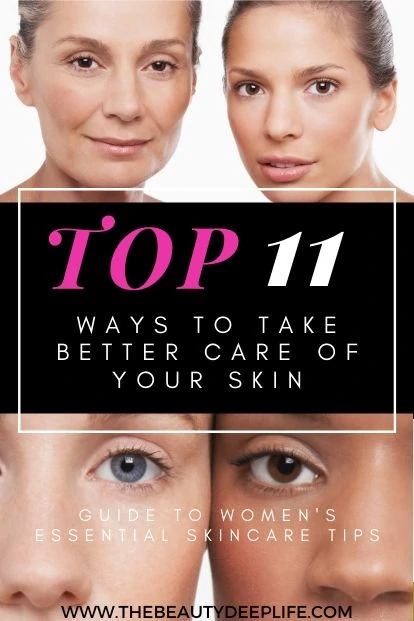 women's faces for skincare tips