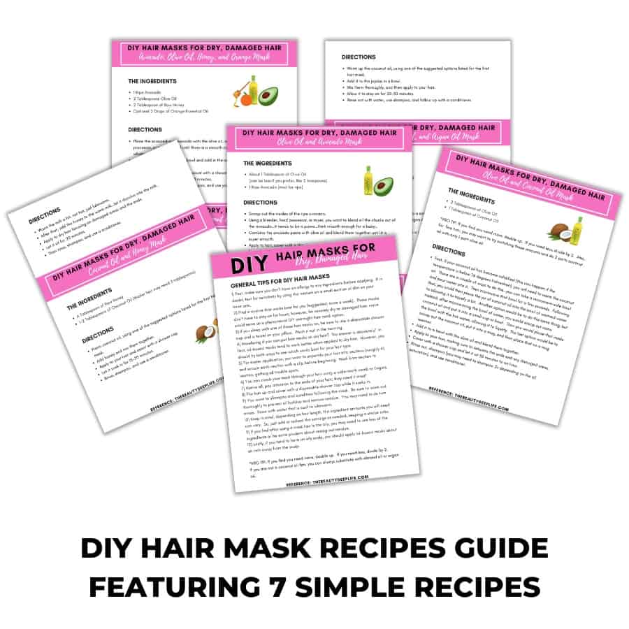 DIY Hair Masks Recipes Guide