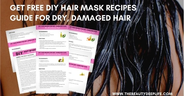 guide de masques capillaires DIY pour les cheveux secs et abîmés