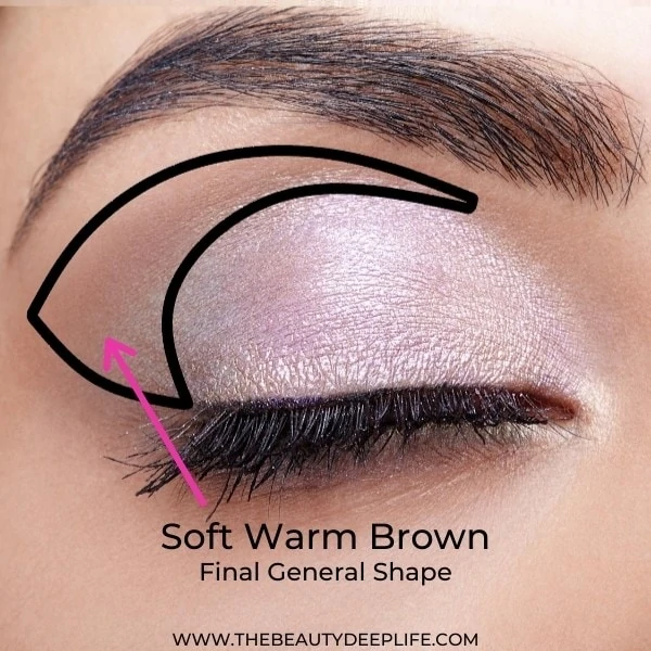 Diagram For Eye Makeup For Beginners Purple Eyeshadow Makeup Look 2 Final Look For Step 2