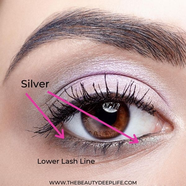 Diagram For Eye Makeup For Beginners Purple Eyeshadow Makeup Look 2 Step 5
