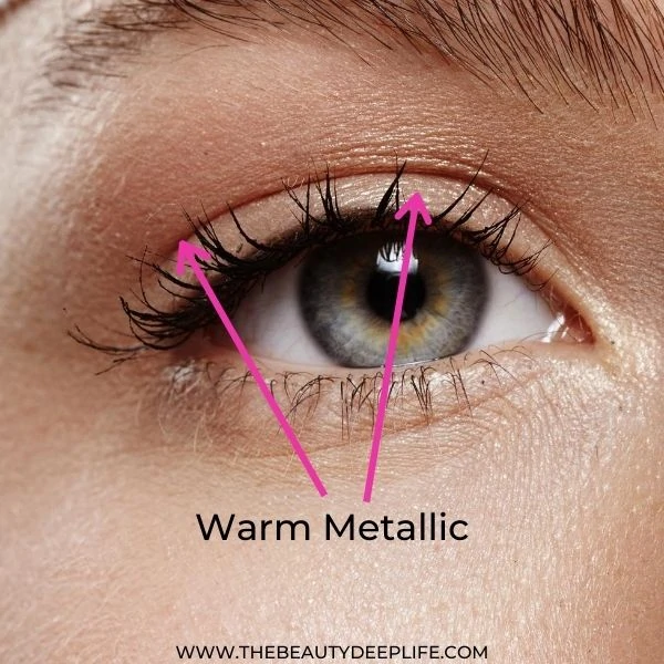 Diagram For Eye Makeup For Beginners Mint Green Liner And Metallic Eyeshadow Makeup Look 3 Step 2