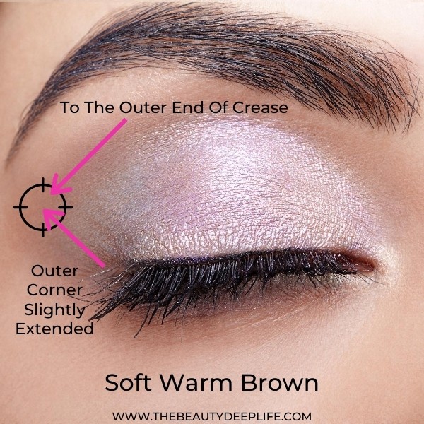Diagram Of Eye Makeup For Purple Eyeshadow Makeup Look 