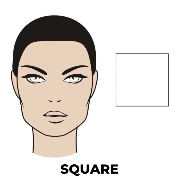 square shape face