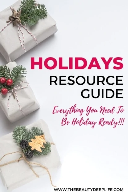 holidays resource guide