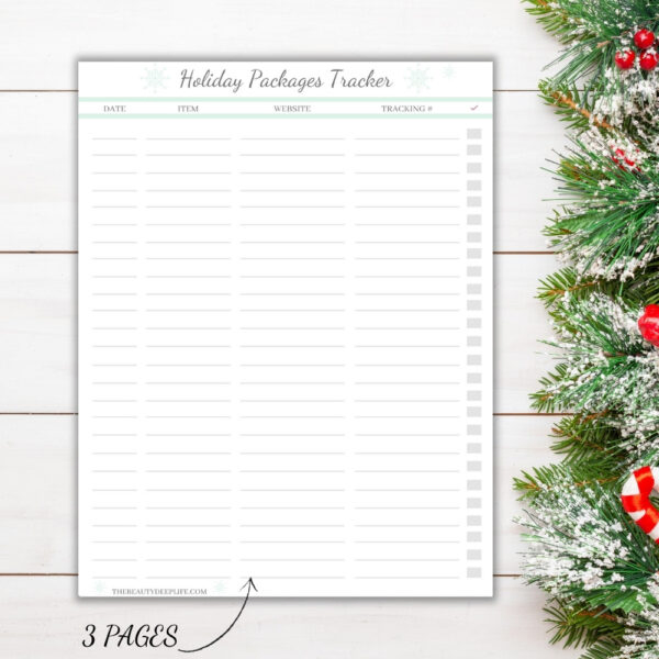 holiday packages tracker for online orders that are Christmas gifts