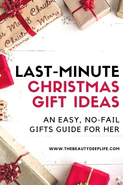 last minute Christmas gift ideas