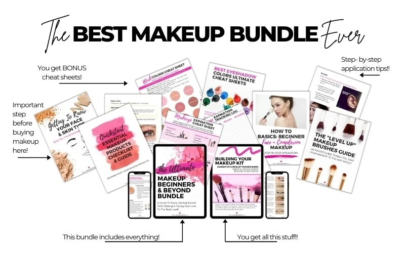beginners makeup guide and cheat sheets