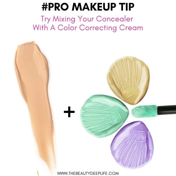 concealer and color corrector