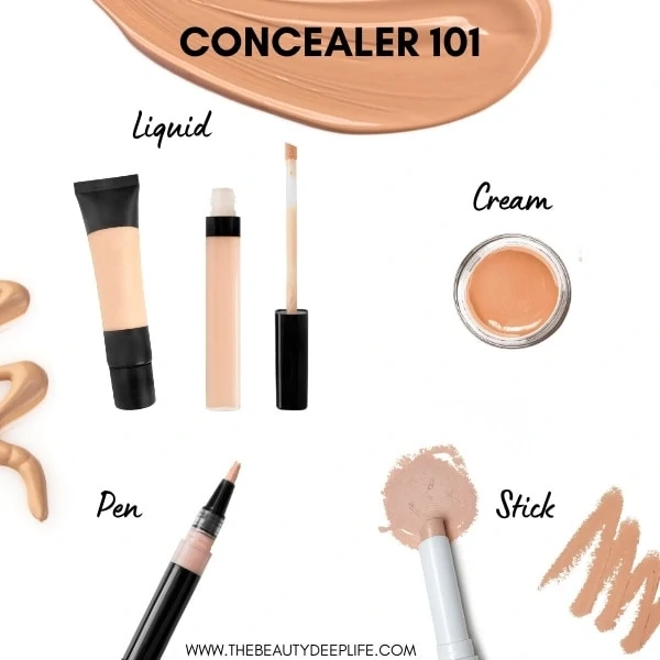 different types of concealer