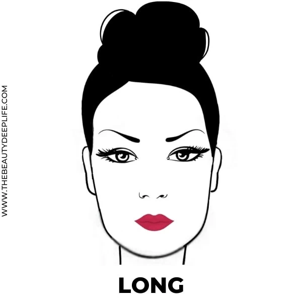 long shape face