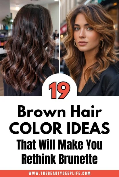 two women with beautiful brown hair color ideas
