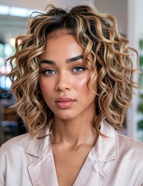 beautiful black girl with soft glam makeup