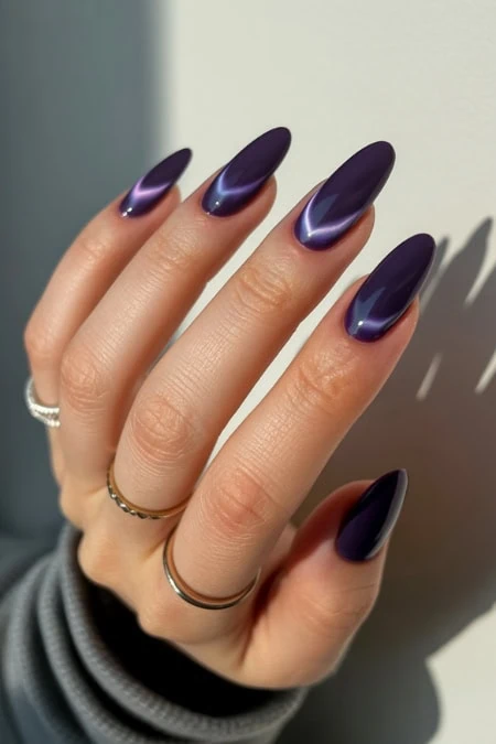 purple nails
