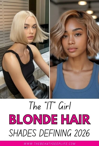 Elegant blonde hair shades for modern women, showcasing trendy and versatile hairstyles for 2026. Perfect for those seeking inspiration for blonde hair color and styling options.