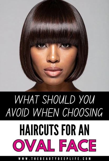 Elegant bob hairstyle suitable for oval face shapes, emphasizing sleek, shiny, and well-maintained hair. Perfect for those seeking a modern, stylish look that enhances facial features and boosts confi.