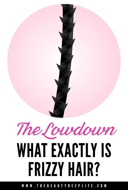 Close-up of a sleek, straight hair strand with a pink background, emphasizing smooth hair solutions to combat frizz, aligned with the ultimate guide for frizzy hair management.