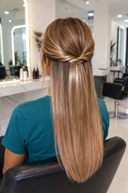 Elegant updo hairstyle with intricate twists, perfect for homecoming events, showcasing a sophisticated and stylish look.