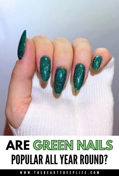 Gorgeous sparkling manicure